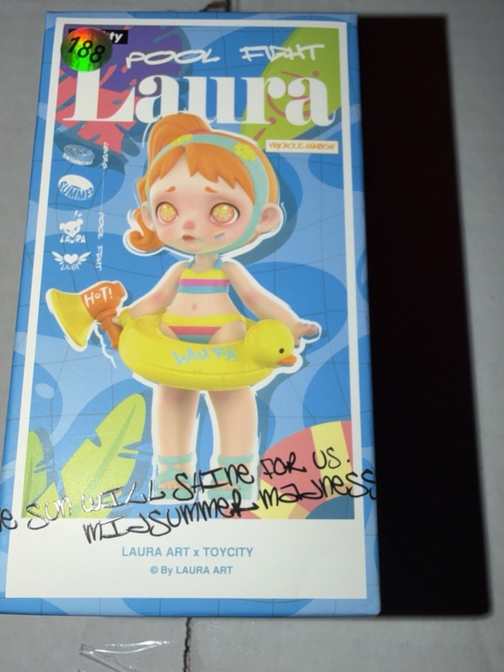 ToyCity Laura Pool Fight Animation Figurine - Blind Box UNOPENED